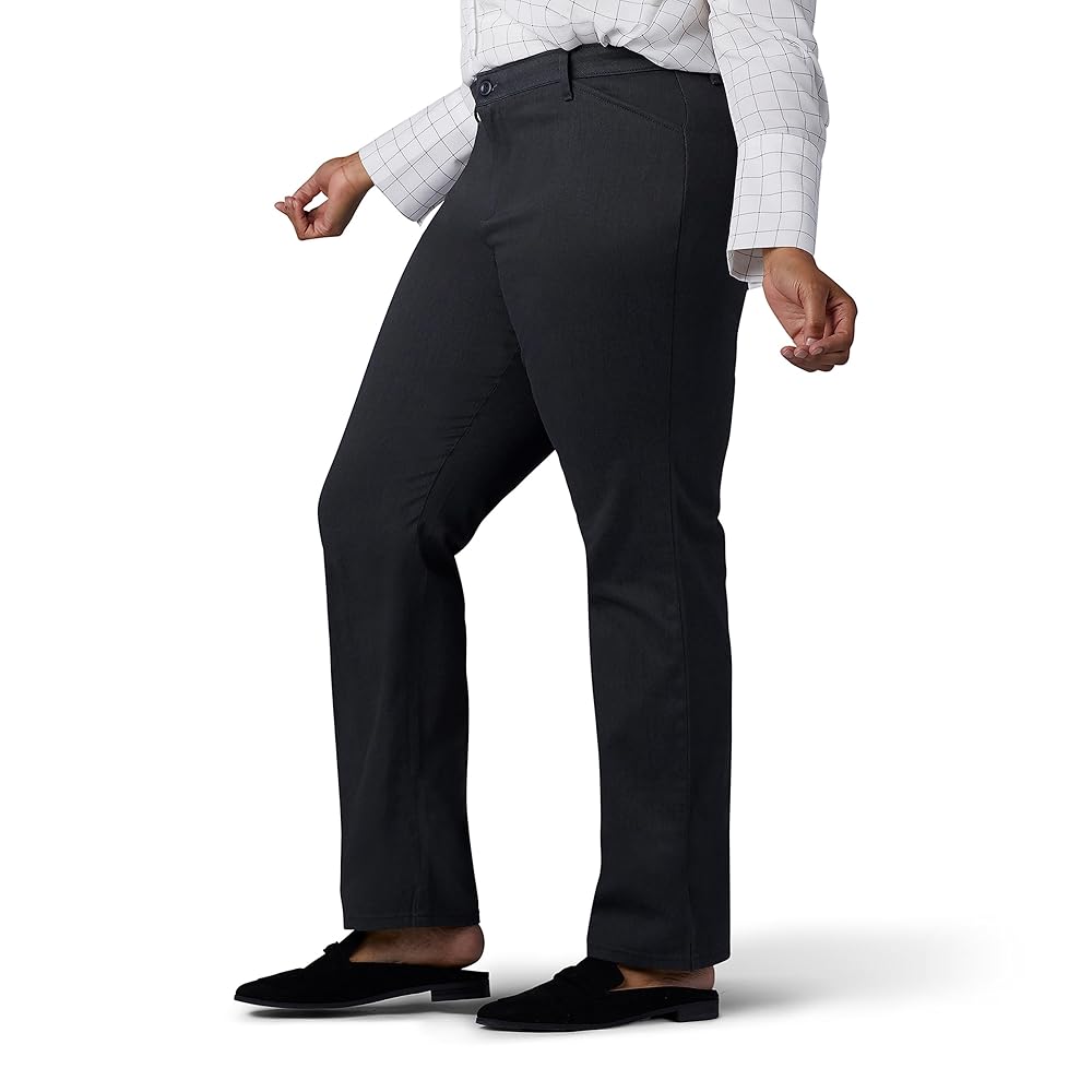 Lee Women's Plus Size Relaxed Fit All Day Straight Leg Pant